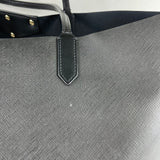 GIVENCHY Black Textured Coated Canvas Large Bambi Print Antigona Tote