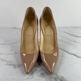 Christian Louboutin Nude Patent So Kate Pumps Size 38