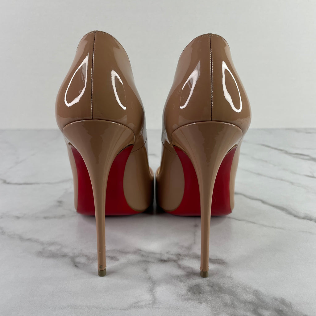 So kate patent leather heels Christian Louboutin Black size 38 EU in Patent  leather - 31310830
