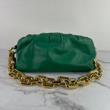 Bottega Veneta Green Chain Pouch Shoulder Bag