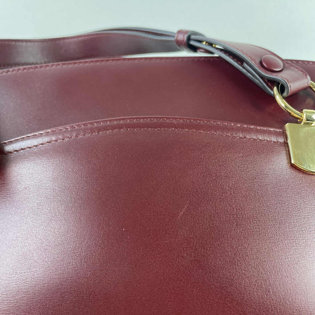 GUCCI Burgundy Handle Shoulder Bag – Collections Couture