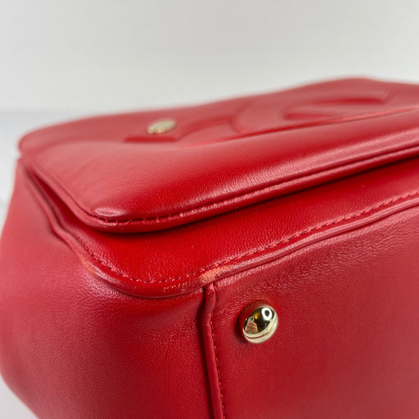 Chanel Red Crossbody/Shoulder Tote Bag