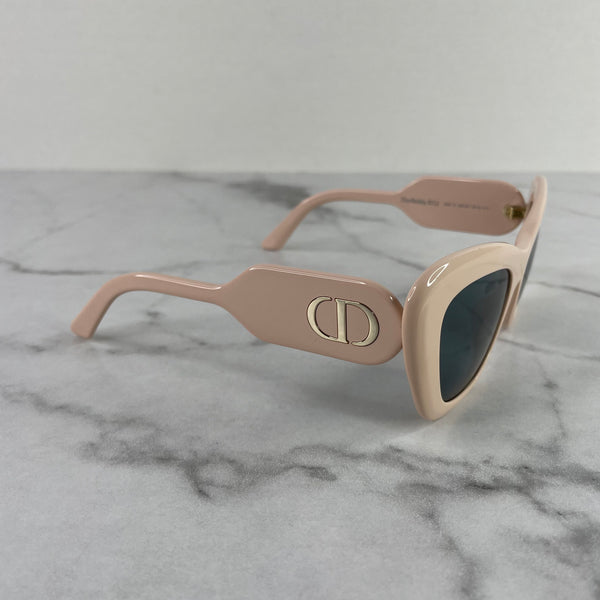 Christian Dior DIORBOBBY B1U Nude Pink Butterfly Sunglasses