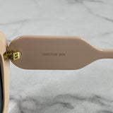 Christian Dior DIORBOBBY B1U Nude Pink Butterfly Sunglasses